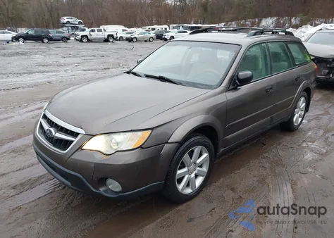 2009 Subaru Outback 2.5I z USA, uszkodzony, nr VIN 4S4BP61C097334223